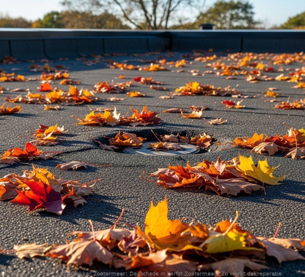 Dakschade In Herfst Zoetermeer